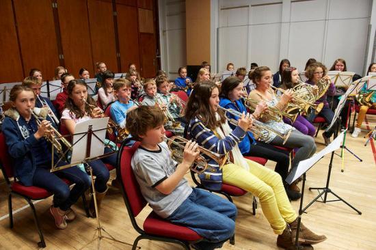 Photograph of Young Musicians In Tune For Highland Music Day 