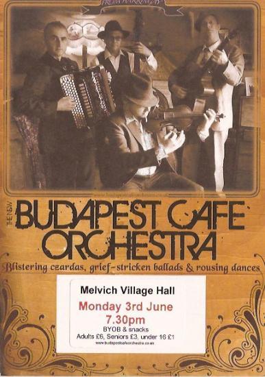 Photograph of Budapest Cafe Orchestra at Melvich