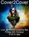 Thumbnail for article : Cover2Cover - Thurso Cinema Bar - Fri 4th Oct