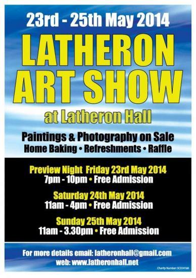 Photograph of Latheron Hall Art Show 2014