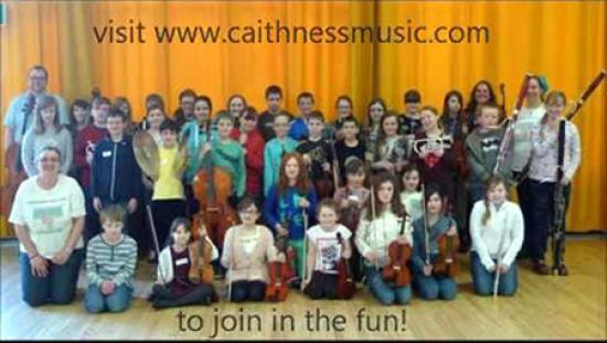 Photograph of The Far North Youth Orchestra - mini concert 