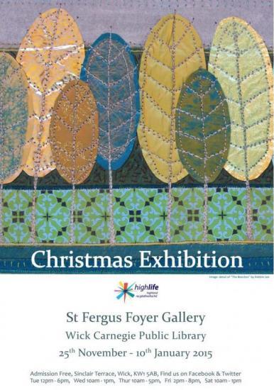Photograph of Christmas Exhibition At St Fergus Gallery