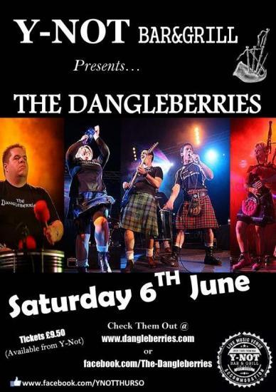 Photograph of THE DANGLEBERRIES Play Y-NOT