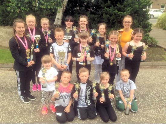 Photograph of Rushdance Kids Swept The Boards At Hip Hop Competitions in Grangemouth