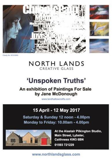 Photograph of Unspoken Truths Until 12th May 2017 At Northlands Glass