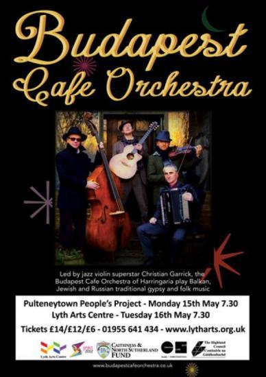 Photograph of Budapest Cafe Orchestra - Lyth Arts Centre -Tuesday 16th May 2017