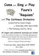 Thumbnail for article : Come And Sing Or Play Faure's Requiem With The Caithness Orchestra