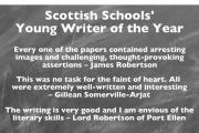 Thumbnail for article : Scottish Schools Young Writer Of The Year