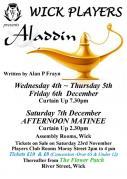 Thumbnail for article : Wick Players Geared Up For Christmas Panto - Aladdin