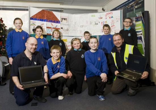 Photograph of North Primary Schools Artwork Wins Laptops