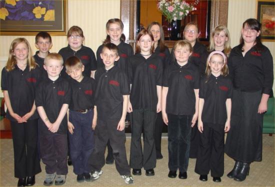 Photograph of Children's Choir Sing at BB Reception