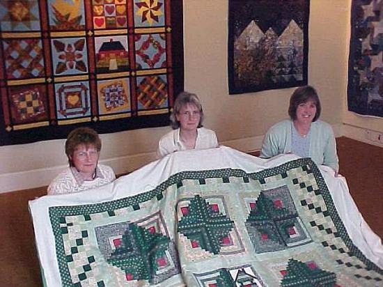 Photograph of Caithness Quilters Working In St Fergus Gallery