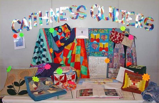 Photograph of Caithness Quilters at Caithness Heritage Fair