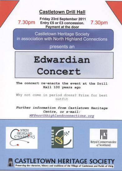 Photograph of Edwardian Concert At Castletown
