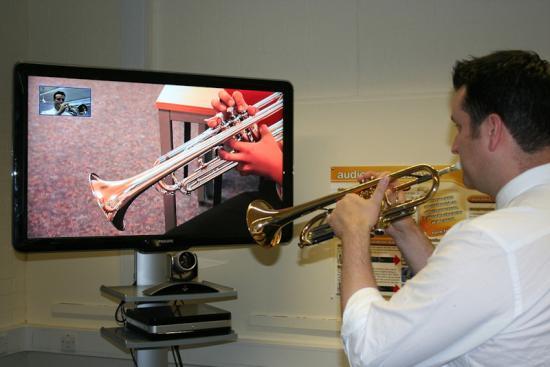 Photograph of Brass Instrument Tuition Online At The Click Of A Mouse