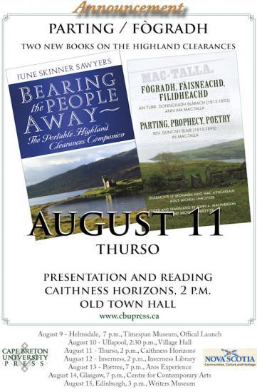 Photograph of Two New Books On The Highland Clearances - Presentation & Reading