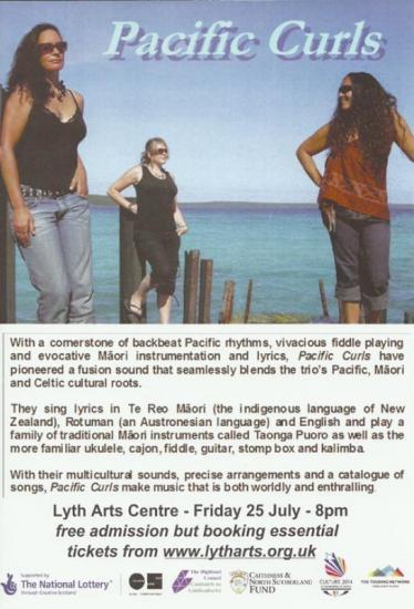 Photograph of Pacific Curls - Celtic Soul to Pacific Roots