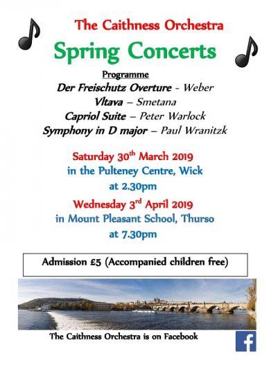 Photograph of Caithness Orchestra Spring Concerts