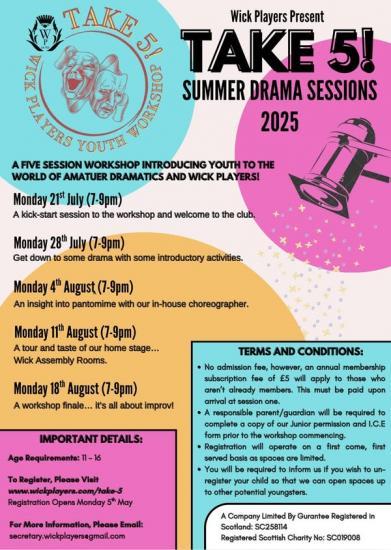 Photograph of Take 5 Summer Drama Sessions
