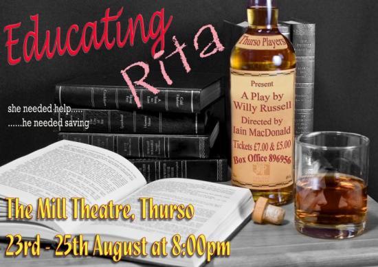 Photograph of 'Educating Rita' At Mill Theatre, Thurso - 23rd - 25th August 2007