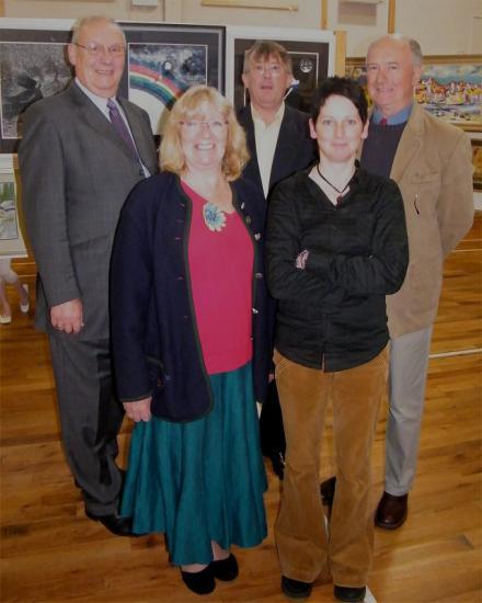 Photograph of Latheron Art Show Opened By Jamie Stone MSP